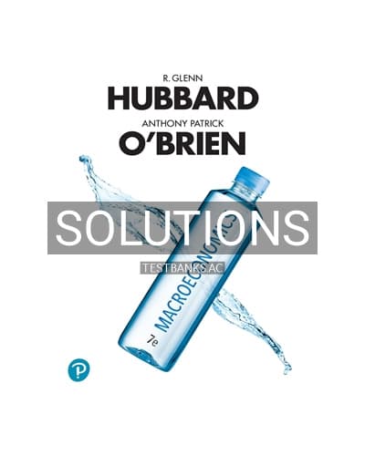 Solutions for Macroeconomics 7th Edition by Hubbard cover