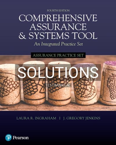 Solutions for Assurance Practice Set for Comprehensive Assurance and Systems Tool CAST 4th Edition by Ingraham cover