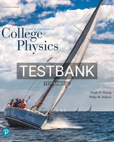 Test Bank for College Physics 11th Edition by Young cover