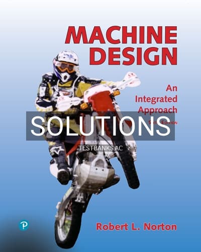Solutions for Machine Design 6th Edition by Norton cover