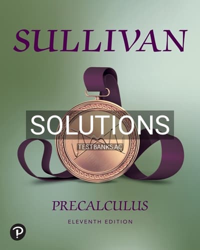 Solutions for Precalculus 11th Edition by Sullivan cover