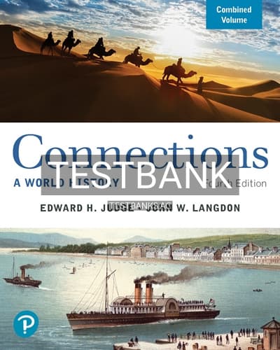 Test Bank for Connections World History 4th Edition by Judge cover