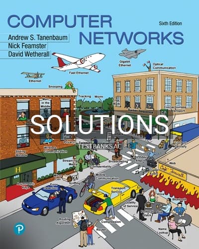 Solutions for Computer Networks 6th Edition by Tanenbaum cover