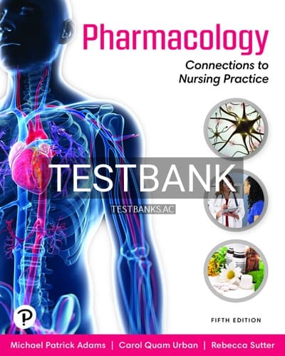 Test Bank for Pharmacology 5th Edition by Adams cover