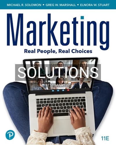 Solutions for Marketing Real People Real Choices 11th Edition by Solomon cover