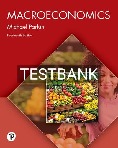 Test Bank for Macroeconomics 14th Edition by Parkin cover
