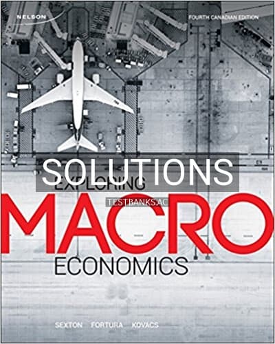 Solutions for Exploring Macroeconomics 4th Edition by Sexton cover