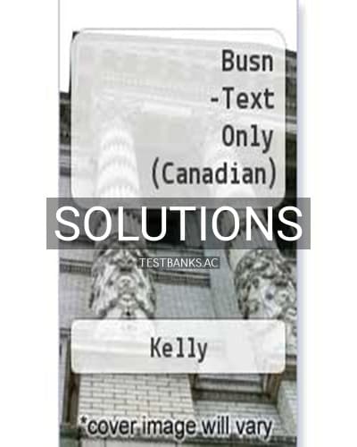 Solutions for BUSN 3rd Edition by Kelly cover