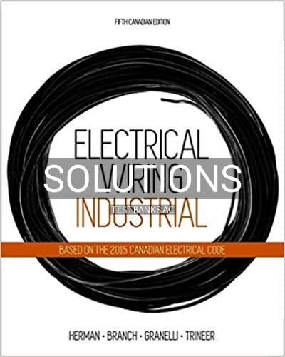 Solutions for Electrical Wiring Industrial 5th Edition by Herman cover