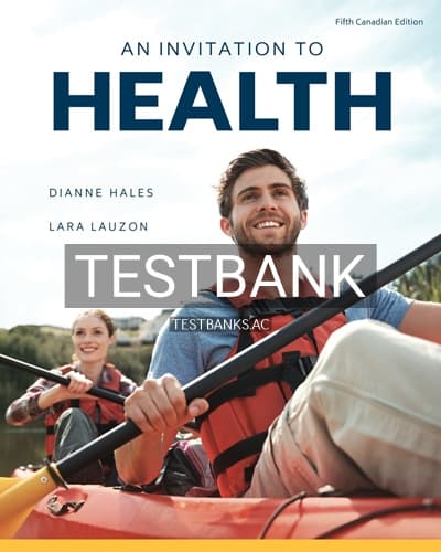 Test Bank for Invitation to Health 5th Edition by Hales cover