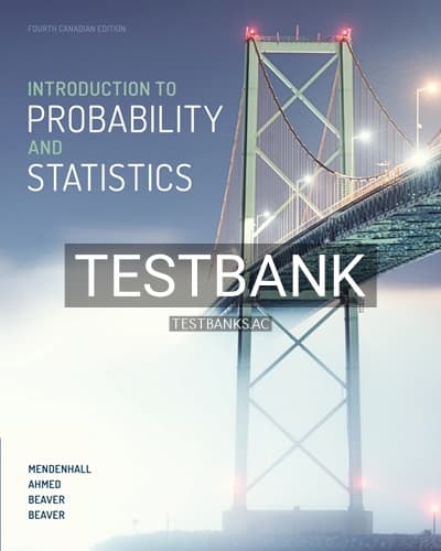 Test Bank for Introduction to Probability and Statistics 4th Edition by Mendenhall cover