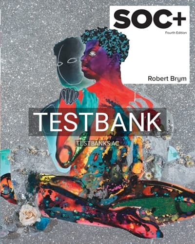 Test Bank for SOC 4th Edition by Brym cover