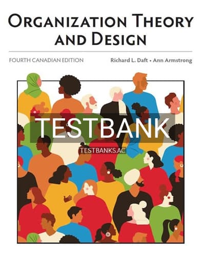 Test Bank for Organization Theory and Design 4th Edition by Daft cover