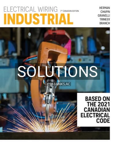 Solutions for Electrical Wiring Industrial 7th Edition by Herman cover