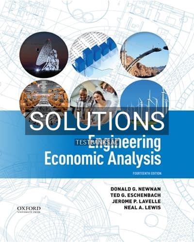 Solutions for Engineering Economic Analysis 14th Edition by Newnan cover
