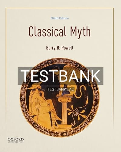 Test Bank for Classical Myth 9th Edition by Powell cover