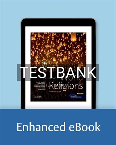 Test Bank for Invitation to World Religions 4th Edition by Brodd cover