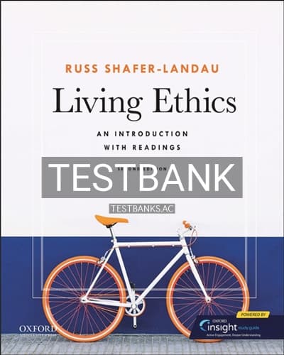 Test Bank for Living Ethics An Introduction with Readings 2nd Edition by Shafer-Landau cover