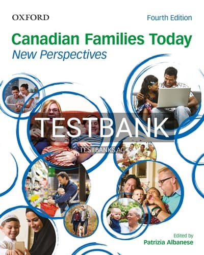 Test Bank for Canadian Families Today New Perspectives 4th Edition by Albanese cover