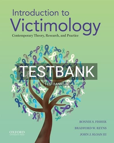 Test Bank for Introduction to Victimology 1st Edition by Fisher cover