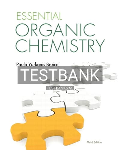 Test Bank for Essential Organic Chemistry 3rd Edition by Bruice cover