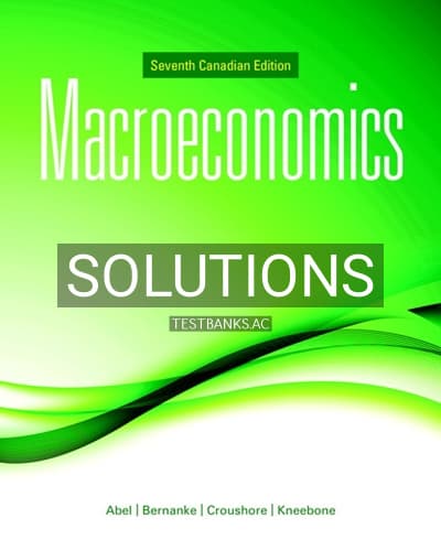 Solutions for Macroeconomics 7th Edition by Abel cover