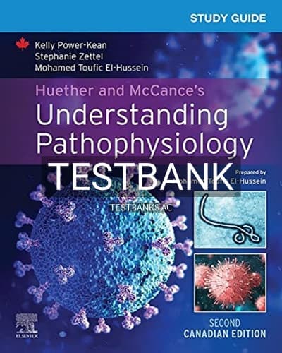 Test Bank for Huether and McCances Understanding Pathophysiology 2nd Edition by Power Kean cover