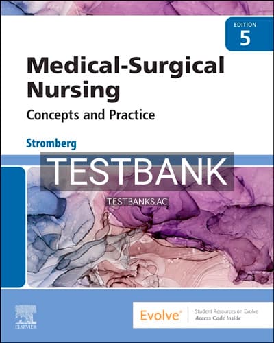 Test Bank for Medical Surgical Nursing 5th Edition by Stromberg cover