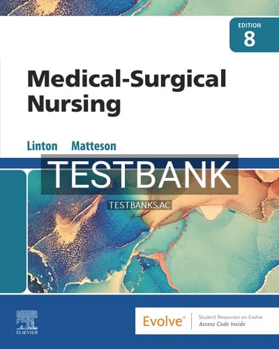 Test Bank for Medical-Surgical Nursing 8th Edition by Linton cover