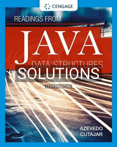 Solutions for Java Data Structures 1st Edition by Azevedo cover