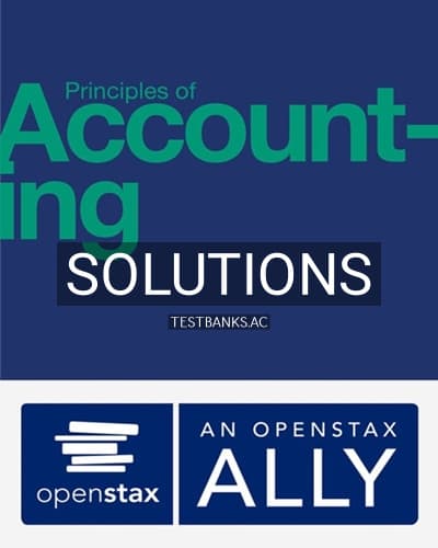 Solutions for Principles of Accounting 1st Edition by Openstax cover