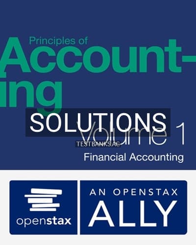 Solutions for Financial Accounting 1st Edition by Openstax cover