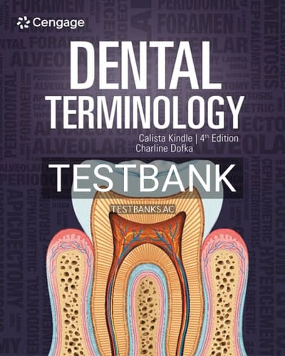 Test Bank for Dental Terminology 4th Edition by Kindle cover