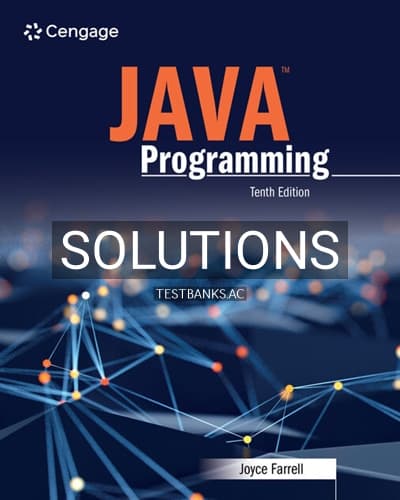 Solutions for Java Programming 10th Edition by Farrell cover