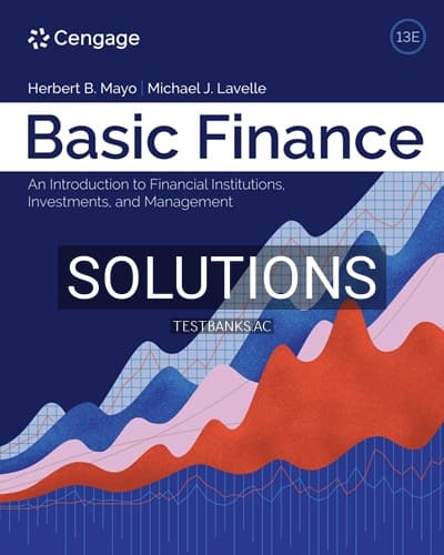 Solutions for Basic Finance 13th Edition by Mayo cover