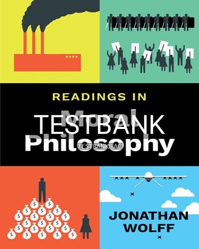 Test Bank for Readings in Moral Philosophy 1st Edition by Wolff cover