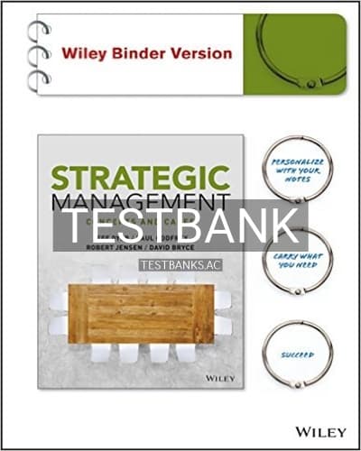 Test Bank for Strategic Management Concepts and Cases 1st Edition by Dyer cover