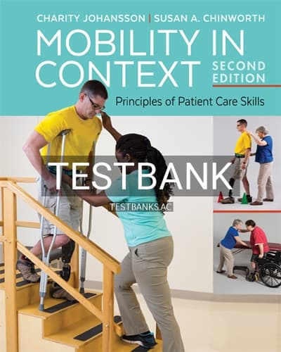 Test Bank for Mobility in Context 2nd Edition by Johansson cover