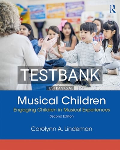 Test Bank for Musical Children 2nd Edition by Lindeman cover