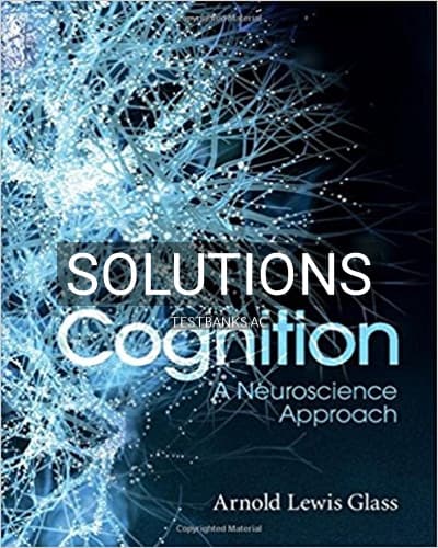 Solutions for Cognition 1st Edition by Glass cover