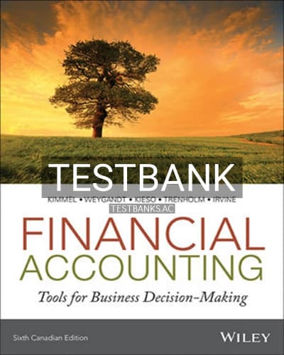 Test Bank for Financial Accounting 6th Edition by Weygandt cover