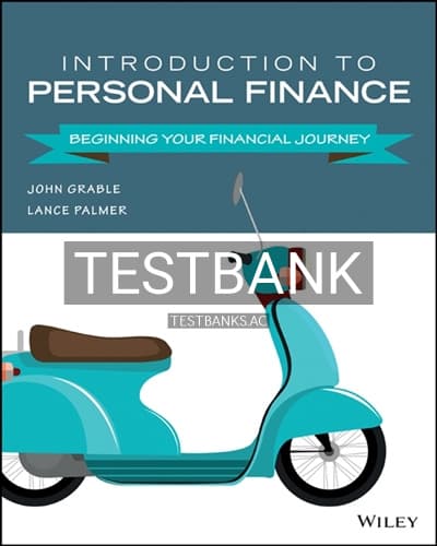 Test Bank for Introduction to Personal Finance Beginning Your Financial Journey 1st Edition by Grable cover