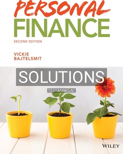 Solutions for Personal Finance 2nd Edition by Bajtelsmit cover