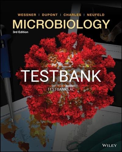 Test Bank for Microbiology 3rd Edition by Wessner cover