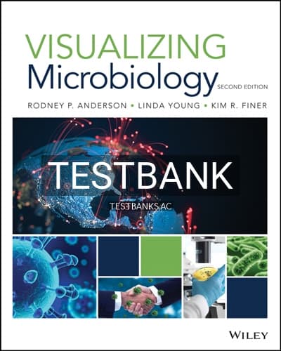 Test Bank for Visualizing Microbiology 2nd Edition by Anderson cover