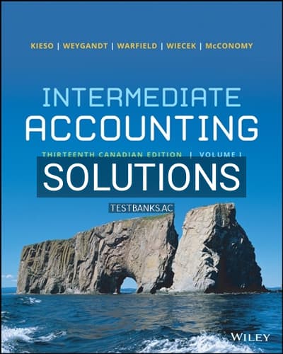 Solutions for Intermediate Accounting Volume 1 13th Edition by Kieso cover
