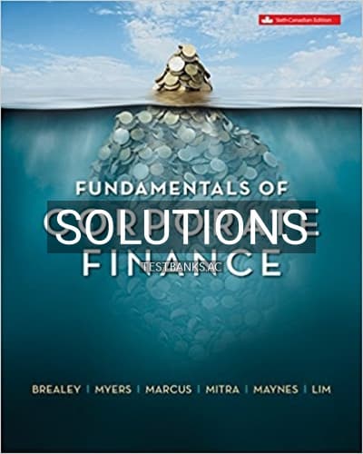 Solutions for Fundamentals of Corporate Finance 6th Edition by Brealey cover