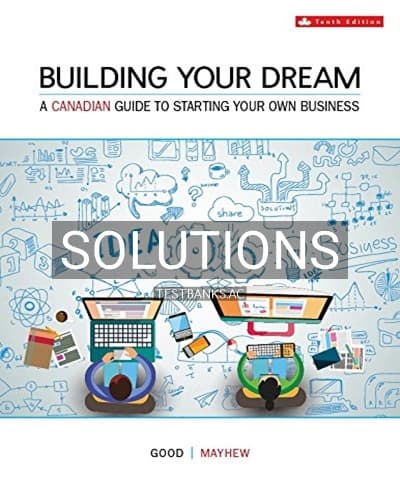 Solutions for Building Your Dream 10th Edition by Good cover
