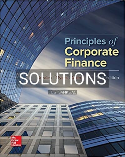 Solutions for Principles of Corporate Finance 12th Edition by Brealey cover