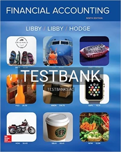 Test Bank for Financial Accounting 9th Edition by Libby cover